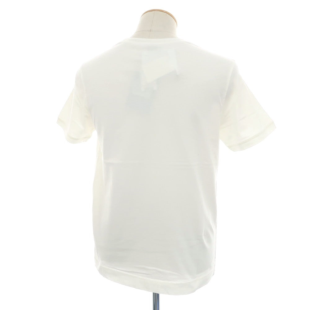 【中古】チルコロ1901 CIRCOLO 1901 コットン クルーネック ポケット 半袖Ｔシャツ ホワイト【サイズS】【 状態ランクB 】【 メンズ 】[EPD]