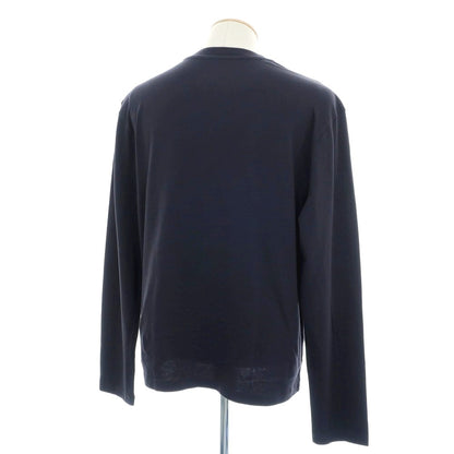 【中古】ジルサンダー JIL SANDER 3枚セット オーガニックコットン クルーネック 長袖Ｔシャツ グレイッシュネイビー系【 S 】【 状態ランクB 】【 メンズ 】