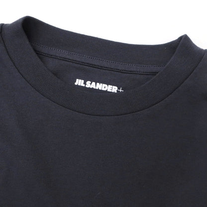 【中古】ジルサンダー JIL SANDER 3枚セット オーガニックコットン クルーネック 長袖Ｔシャツ グレイッシュネイビー系【 S 】【 状態ランクB 】【 メンズ 】