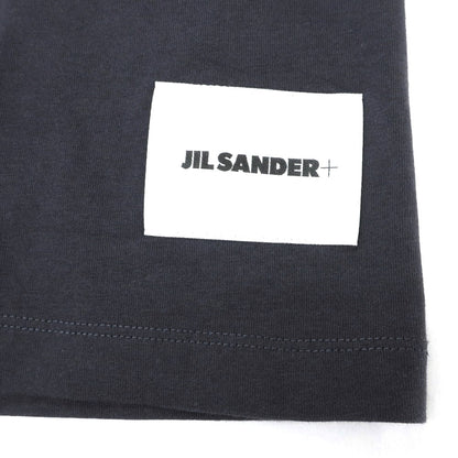 【中古】ジルサンダー JIL SANDER 3枚セット オーガニックコットン クルーネック 長袖Ｔシャツ グレイッシュネイビー系【 S 】【 状態ランクB 】【 メンズ 】
