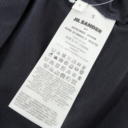 【中古】ジルサンダー JIL SANDER 3枚セット オーガニックコットン クルーネック 長袖Ｔシャツ グレイッシュネイビー系【 S 】【 状態ランクB 】【 メンズ 】