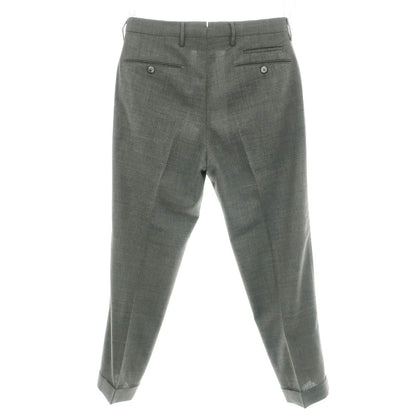 【中古】ピーティートリノ PT TORINO TECHNO WASHABLE WOOL ストレッチ ポリエステルウール ドレススラックスパンツ ミディアムグレー【 46 】【 状態ランクA 】【 メンズ 】