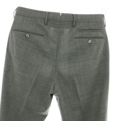 【中古】ピーティートリノ PT TORINO TECHNO WASHABLE WOOL ストレッチ ポリエステルウール ドレススラックスパンツ ミディアムグレー【 46 】【 状態ランクA 】【 メンズ 】
