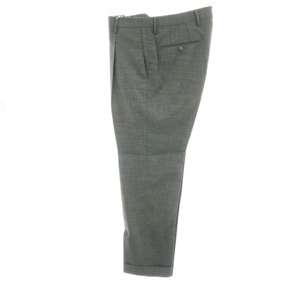 【中古】ピーティートリノ PT TORINO TECHNO WASHABLE WOOL ストレッチ ポリエステルウール ドレススラックスパンツ ミディアムグレー【 46 】【 状態ランクA 】【 メンズ 】