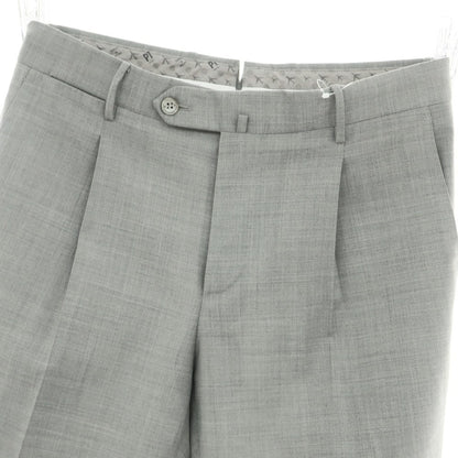 【中古】ピーティートリノ PT TORINO TECHNO WASHABLE WOOL ストレッチ ポリエステルウール ドレススラックスパンツ ライトグレー【 46 】【 状態ランクA 】【 メンズ 】