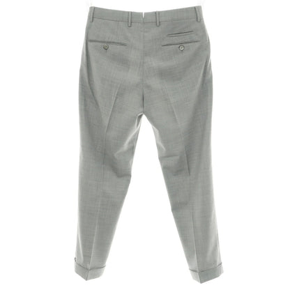 【中古】ピーティートリノ PT TORINO TECHNO WASHABLE WOOL ストレッチ ポリエステルウール ドレススラックスパンツ ライトグレー【 46 】【 状態ランクA 】【 メンズ 】
