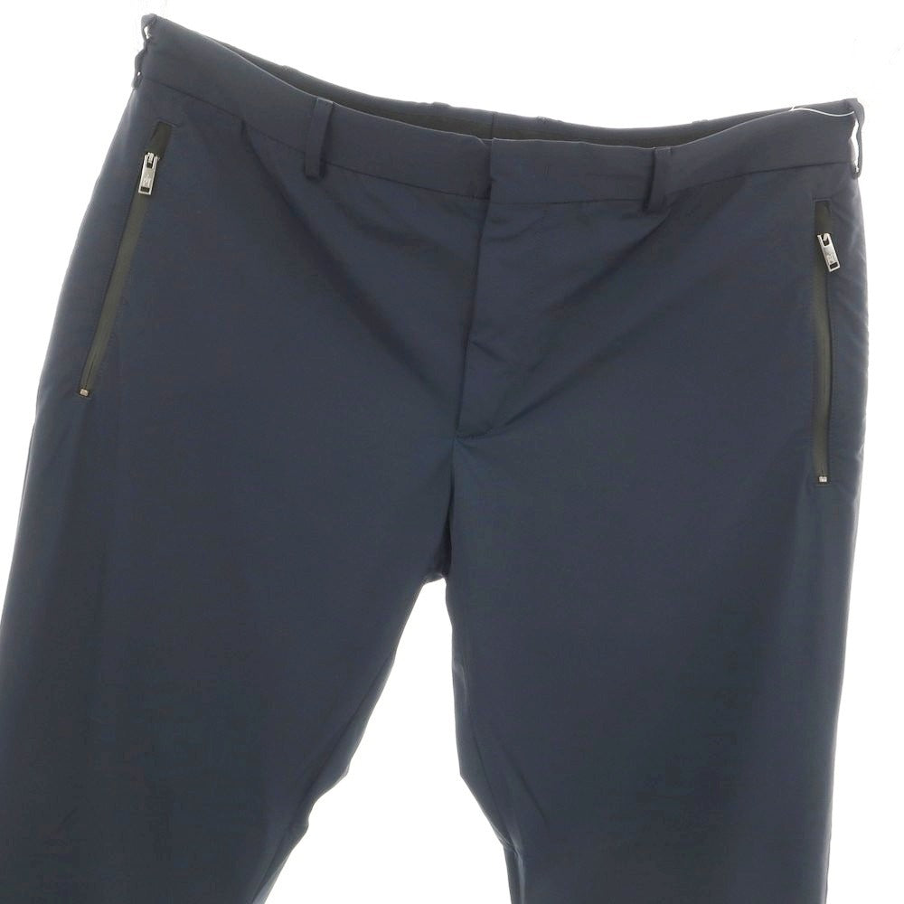 【中古】ピーティートリノ PT TORINO LAMDA ストレッチ ナイロン カジュアルスラックスパンツ ネイビー【 54 】【 状態ランクB 】【 メンズ 】