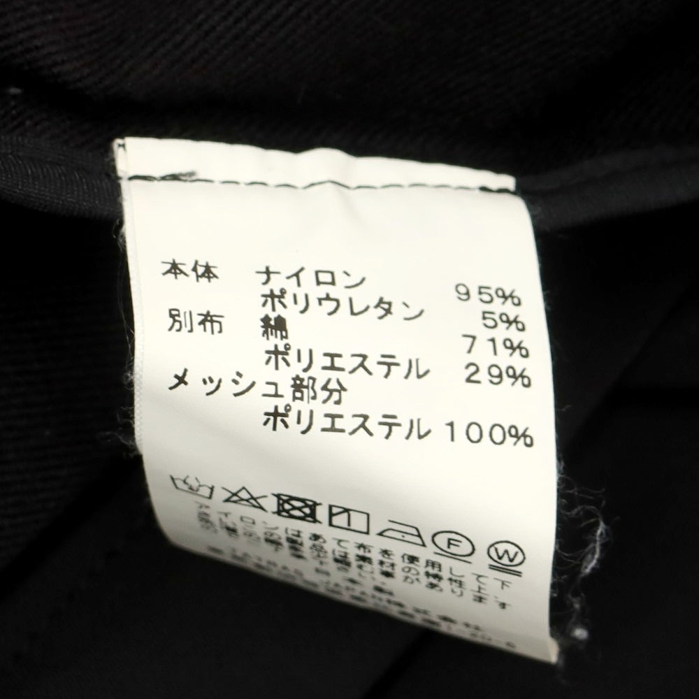 【中古】エイチアイピーバイ ソリード H.I.P. by SOLIDO ストレッチ ナイロン ダブルジップ シェルジャケット ブラック【 サイズ2 】【 状態ランクB 】【 メンズ 】 [DPD]