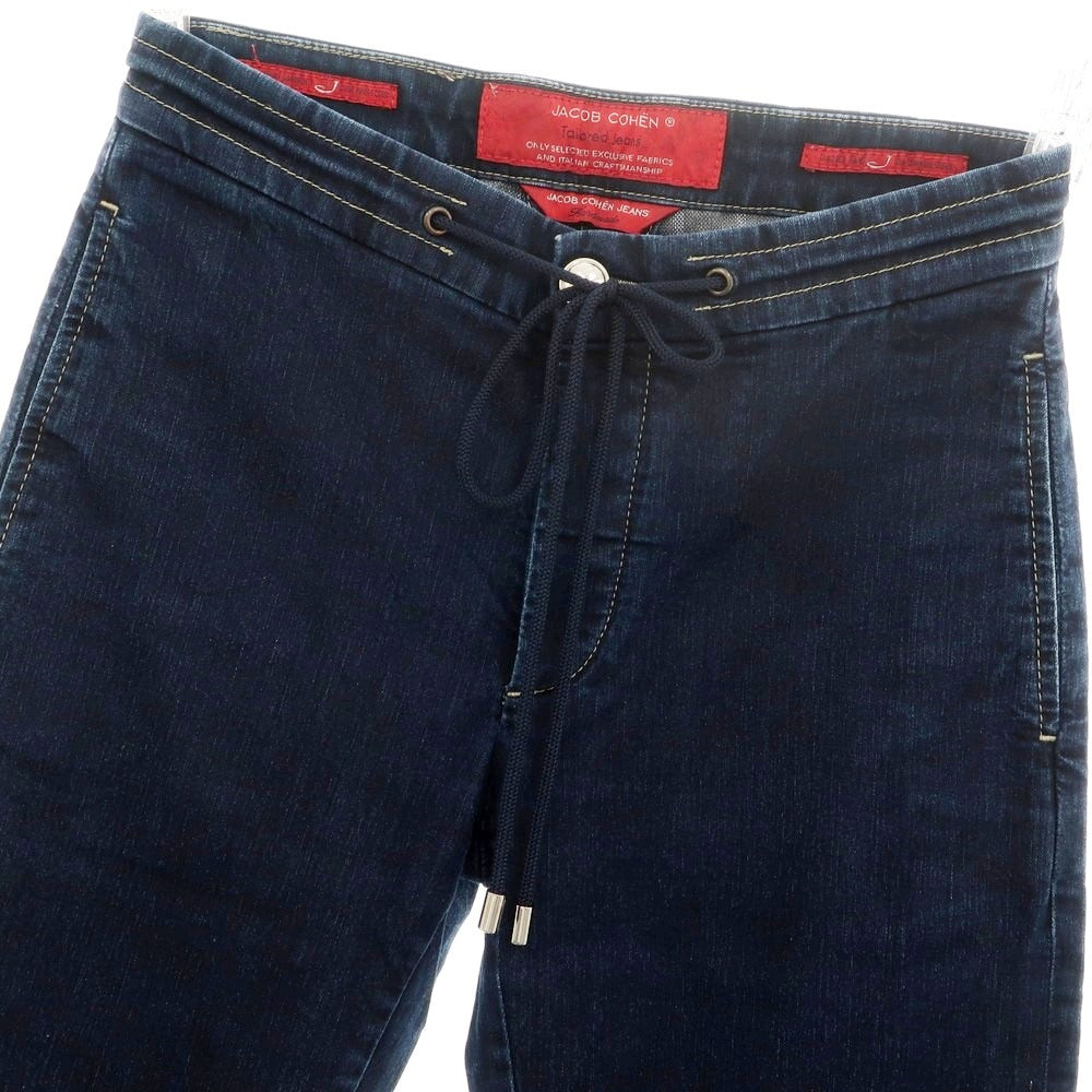 【中古】ヤコブコーエン JACOB COHEN J644 ストレッチ ジーンズ リブデニムパンツ ネイビー【 29 】【 状態ランクB 】【 メンズ 】[EPD]