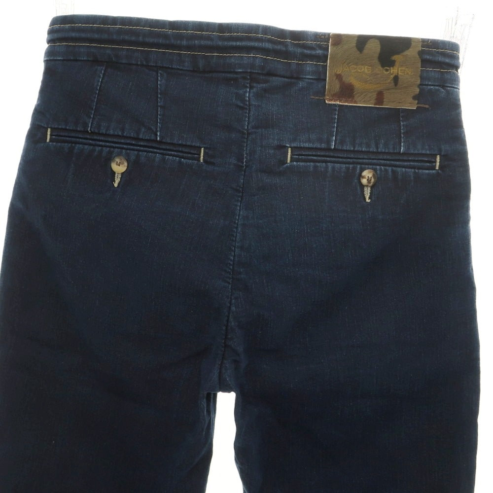 【中古】ヤコブコーエン JACOB COHEN J644 ストレッチ ジーンズ リブデニムパンツ ネイビー【 29 】【 状態ランクB 】【 メンズ 】[EPD]