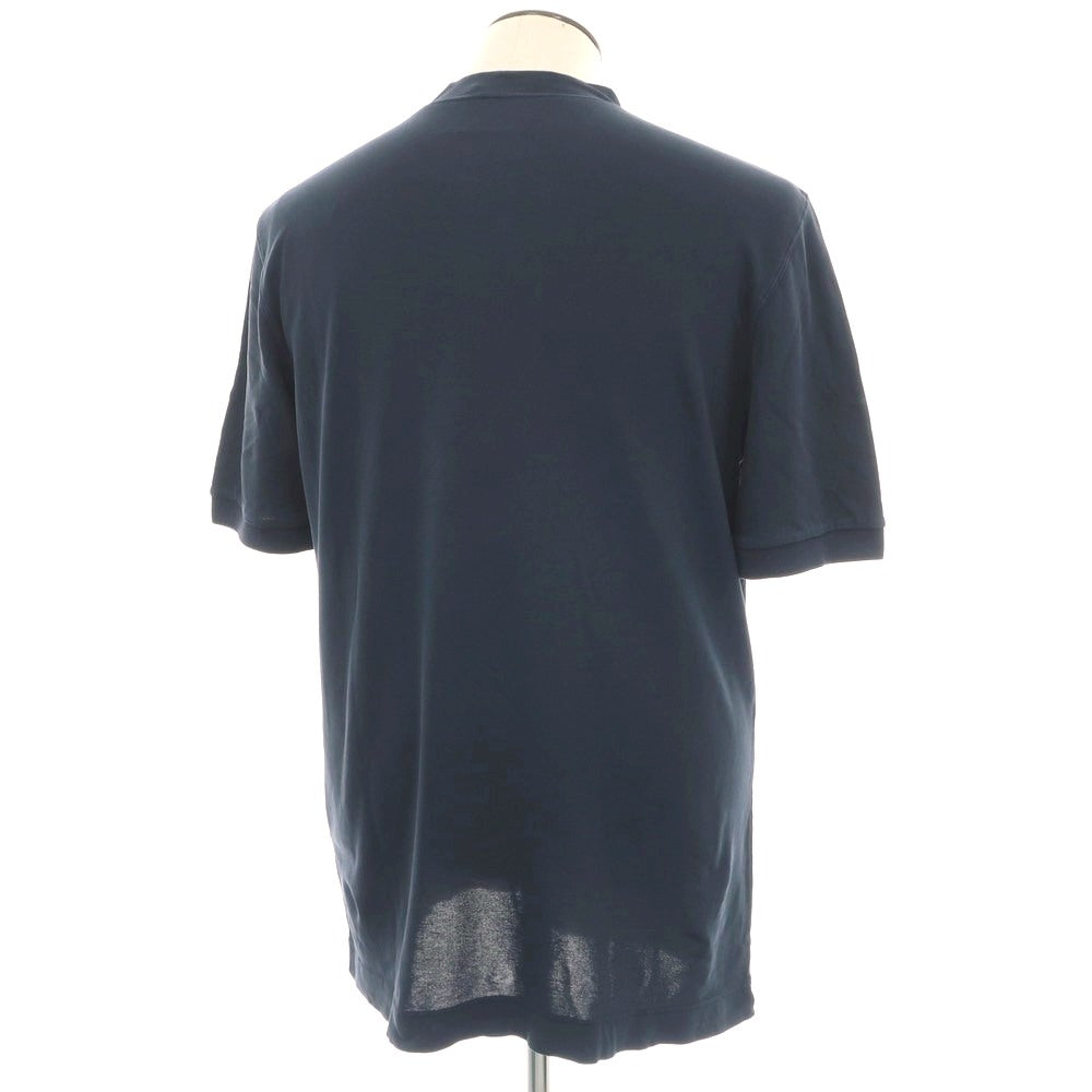 【中古】チルコロ1901 CIRCOLO 1901 ストレッチ コットン ポケット 半袖Ｔシャツ ネイビー【 2XL 】【 状態ランクB 】【 メンズ 】