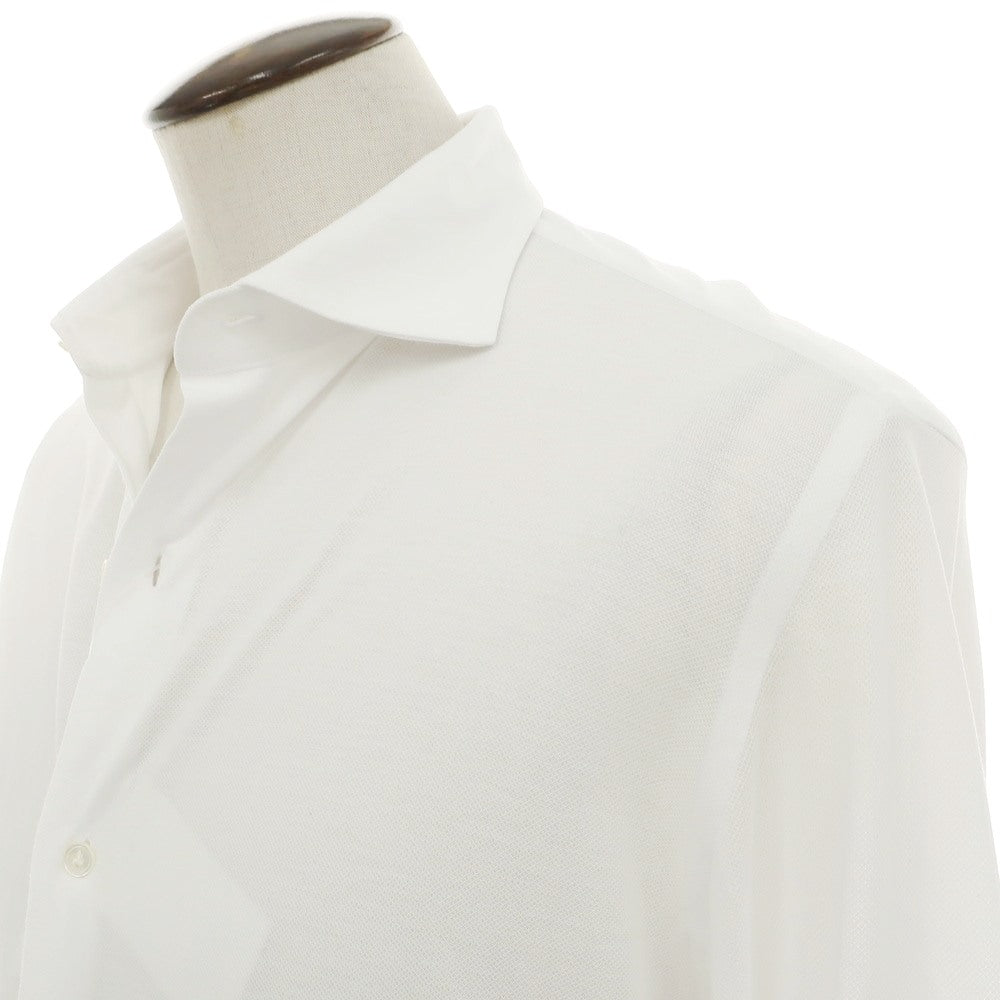 【中古】イタルスタイル ITAL STYLE コットン セミワイドカラー カジュアルシャツ ホワイト【 43 】【 状態ランクB 】【 メンズ 】