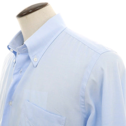 【中古】アザブテーラー azabu tailor コットン ボタンダウン ドレスシャツ ライトブルー【 サイズ表記なし（XXXL） 】【 状態ランクB 】【 メンズ 】