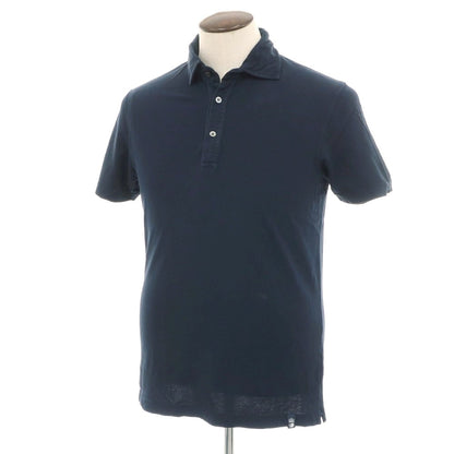 【中古】ドルモア DRUMOHR コットン 半袖ポロシャツ ダークネイビー【 XL 】【 状態ランクC 】【 メンズ 】