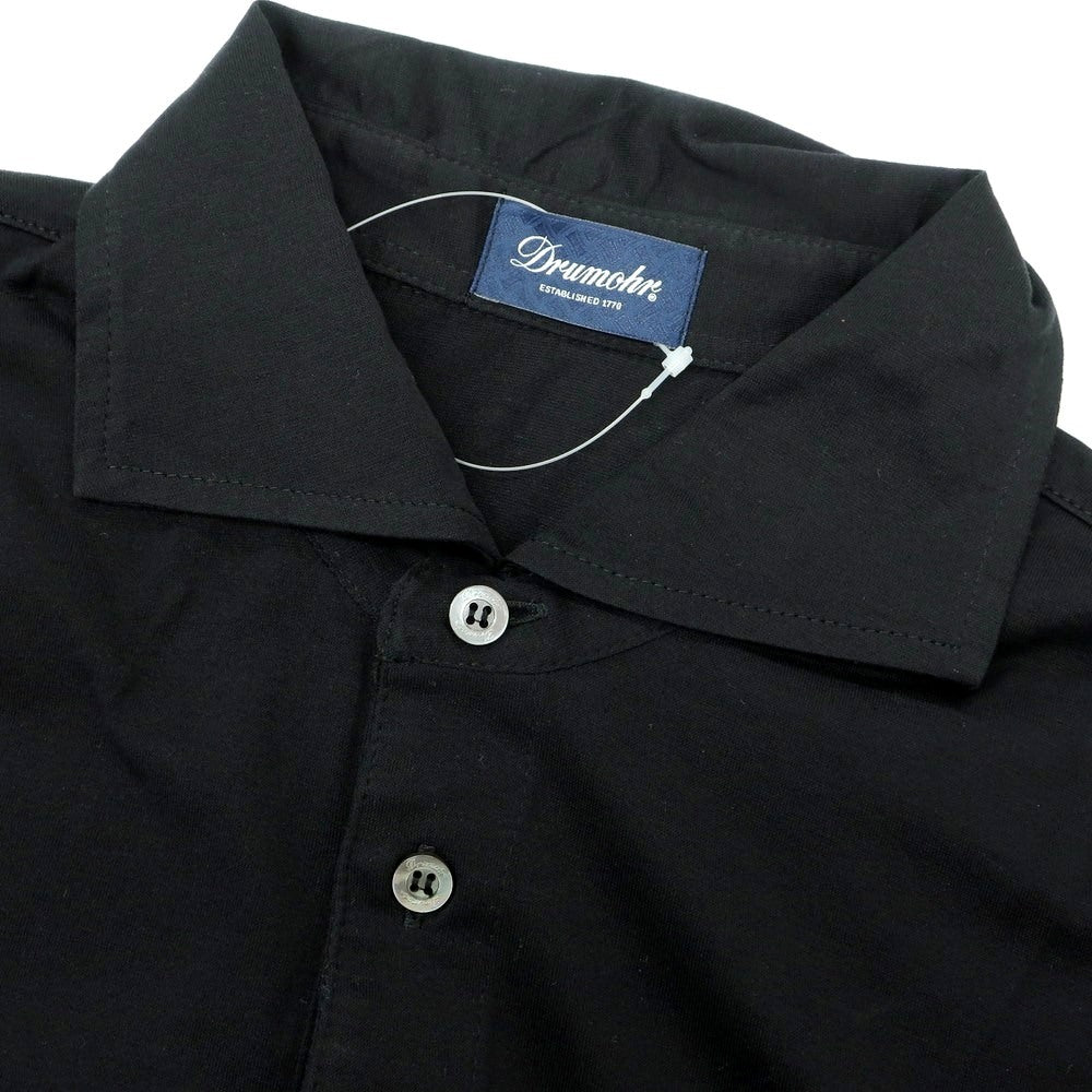 【中古】ドルモア DRUMOHR コットン 半袖ポロシャツ ブラック【 L 】【 状態ランクB 】【 メンズ 】