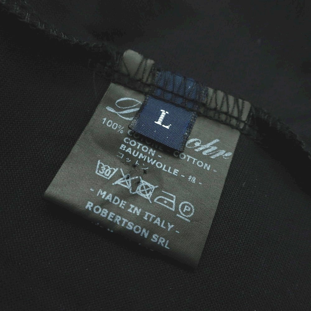 【中古】ドルモア DRUMOHR コットン 半袖ポロシャツ ブラック【 L 】【 状態ランクB 】【 メンズ 】