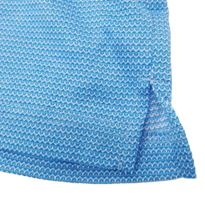 【中古】バーニーズニューヨーク BARNEYS NEWYORK コットン 半袖ポロシャツ ライトブルー【 L 】【 状態ランクB 】【 メンズ 】