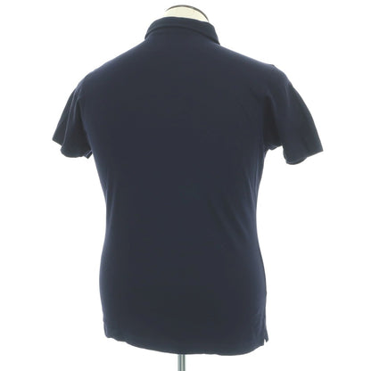 【中古】ビームスエフ BEAMS F コットン 半袖ポロシャツ ネイビー【 50 】【 状態ランクC 】【 メンズ 】