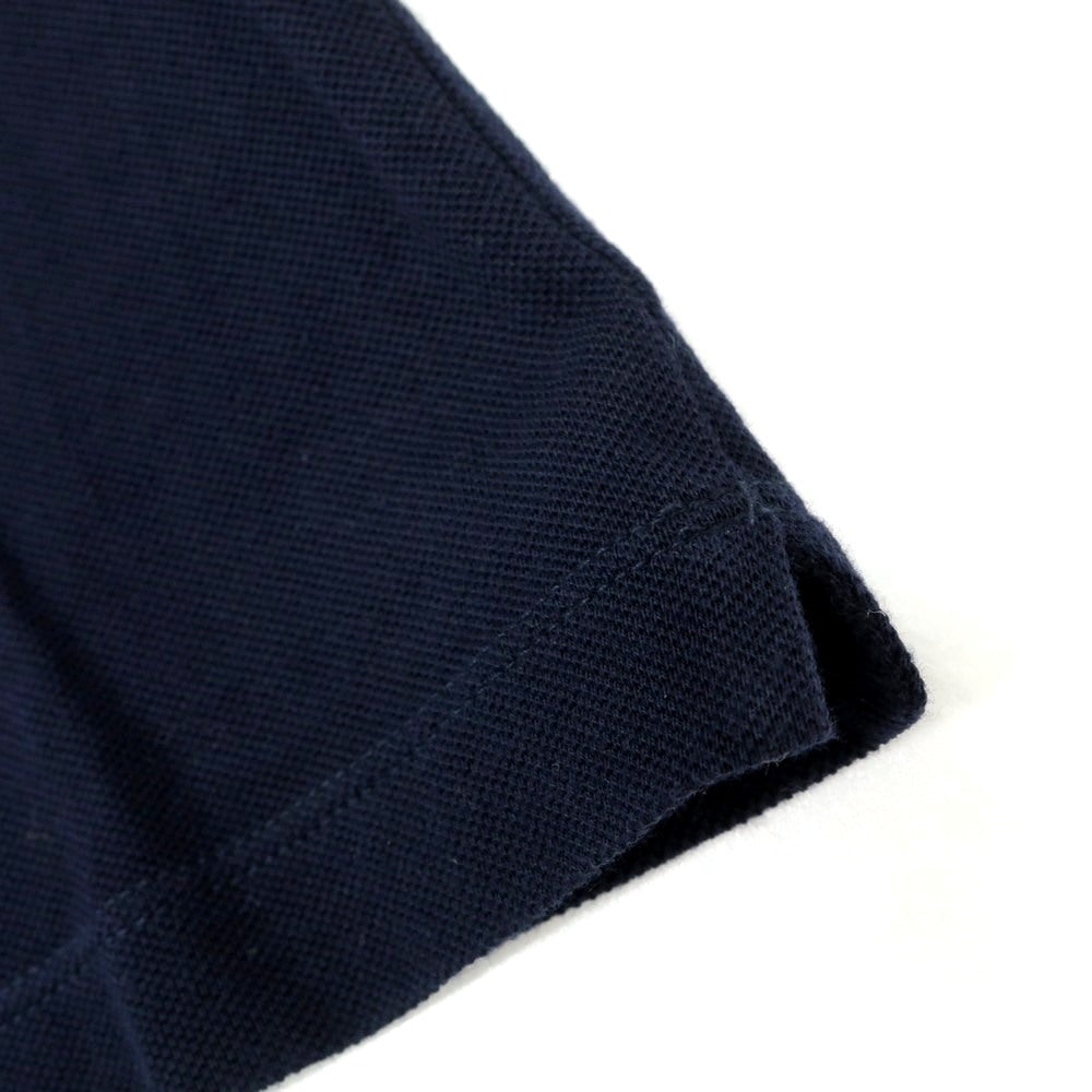 【中古】ビームスエフ BEAMS F コットン 半袖ポロシャツ ネイビー【 50 】【 状態ランクC 】【 メンズ 】