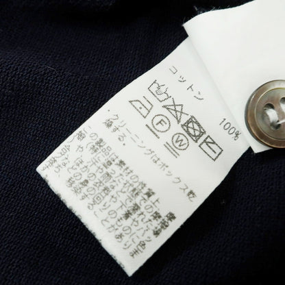 【中古】ビームスエフ BEAMS F コットン 半袖ポロシャツ ネイビー【 50 】【 状態ランクC 】【 メンズ 】