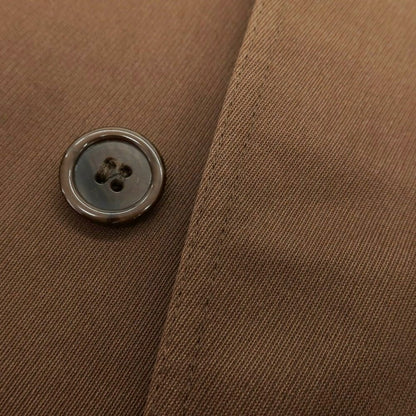 【中古】アクアスキュータム Aquascutum コットンポリエステル ステンカラーコート ブラウン【 M 】【 状態ランクC 】【 メンズ 】