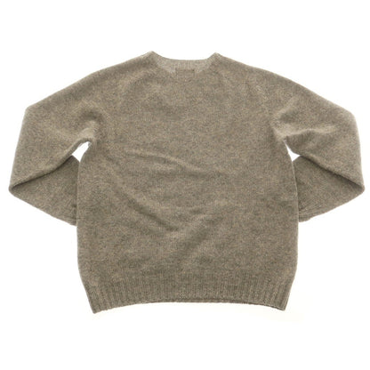 【中古】インバーアラン INVERALLAN ウール クルーネック プルオーバーニット グレー【 40 】【 状態ランクC 】【 メンズ 】