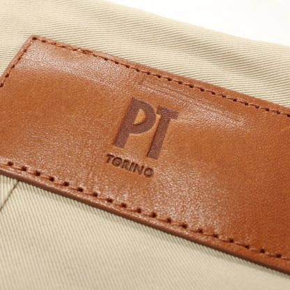 【中古】ピーティートリノ PT TORINO JUNGLE ストレッチ コットン チノパンツ ベージュ【 32 】【 状態ランクC 】【 メンズ 】