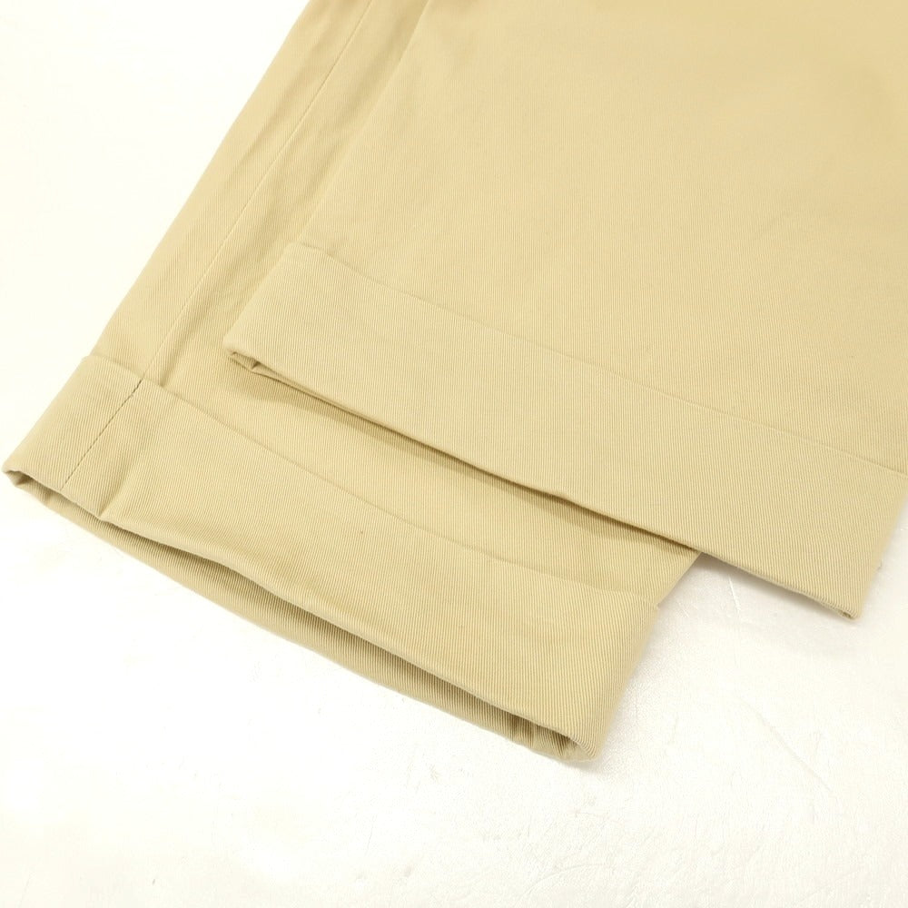 【中古】ベルウィッチ BERWICH ストレッチ コットン カジュアルスラックスパンツ イエローベージュ系【 46 】【 状態ランクB 】【 メンズ 】
