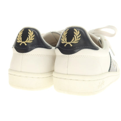 【中古】フレッドペリー FRED PERRY レザー スニーカー ホワイト【 UK8 】【 状態ランクB 】【 メンズ 】