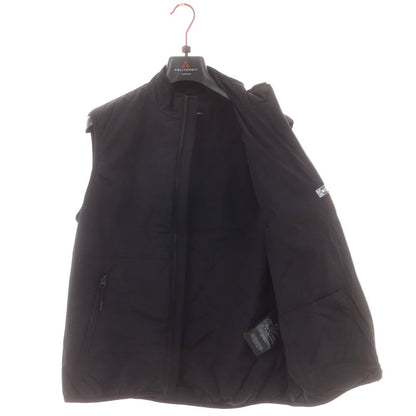 【中古】ピューテリー PEUTEREY ナイロン スタンドカラー ダブルジップ 中綿ベスト ブルゾン ブラック【 M 】【 状態ランクA 】【 メンズ 】