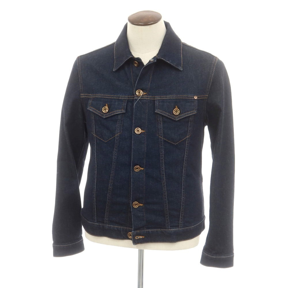 【中古】ヤコブコーエン JACOB COHEN YORK COMF ストレッチ コットン デニムジャケット ネイビー【 L 】【 状態ランクA 】【 メンズ 】