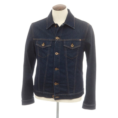 【中古】ヤコブコーエン JACOB COHEN YORK COMF ストレッチ コットン デニムジャケット ネイビー【 L 】【 状態ランクA 】【 メンズ 】