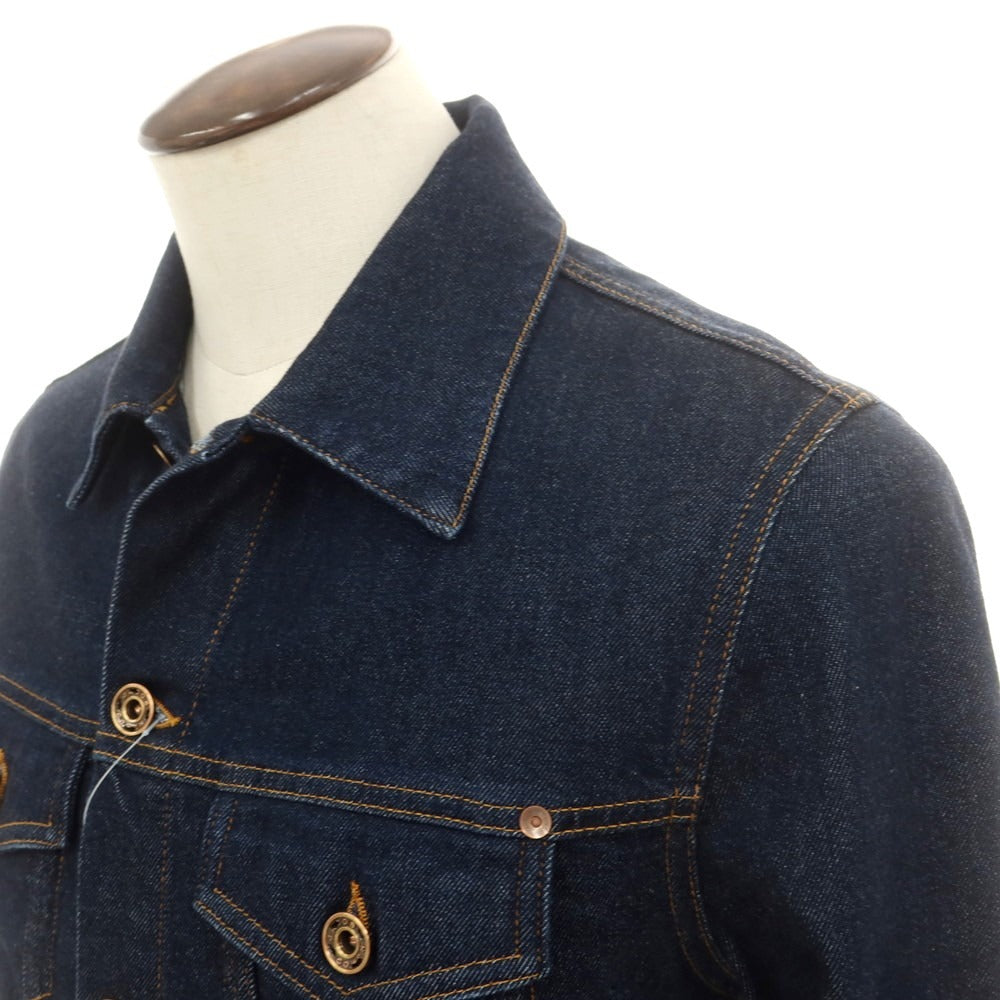 【中古】ヤコブコーエン JACOB COHEN YORK COMF ストレッチ コットン デニムジャケット ネイビー【 L 】【 状態ランクA 】【 メンズ 】