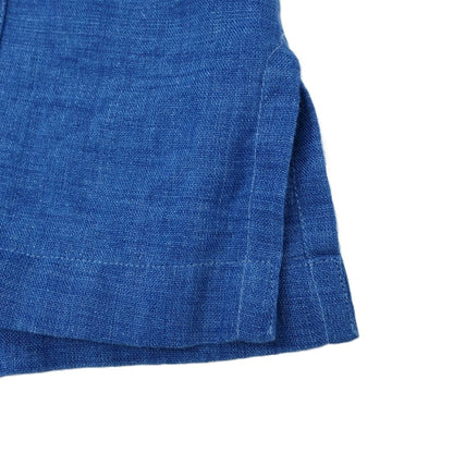【中古】ラルディーニ LARDINI リネン オープンカラー 半袖シャツ ブルー【 L 】【 状態ランクB 】【 メンズ 】