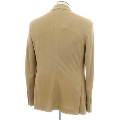 【中古】チルコロ1901 CIRCOLO 1901 コットンジャージー ダブルジャケット キャメルベージュ【 50 】【 状態ランクC 】【 メンズ 】