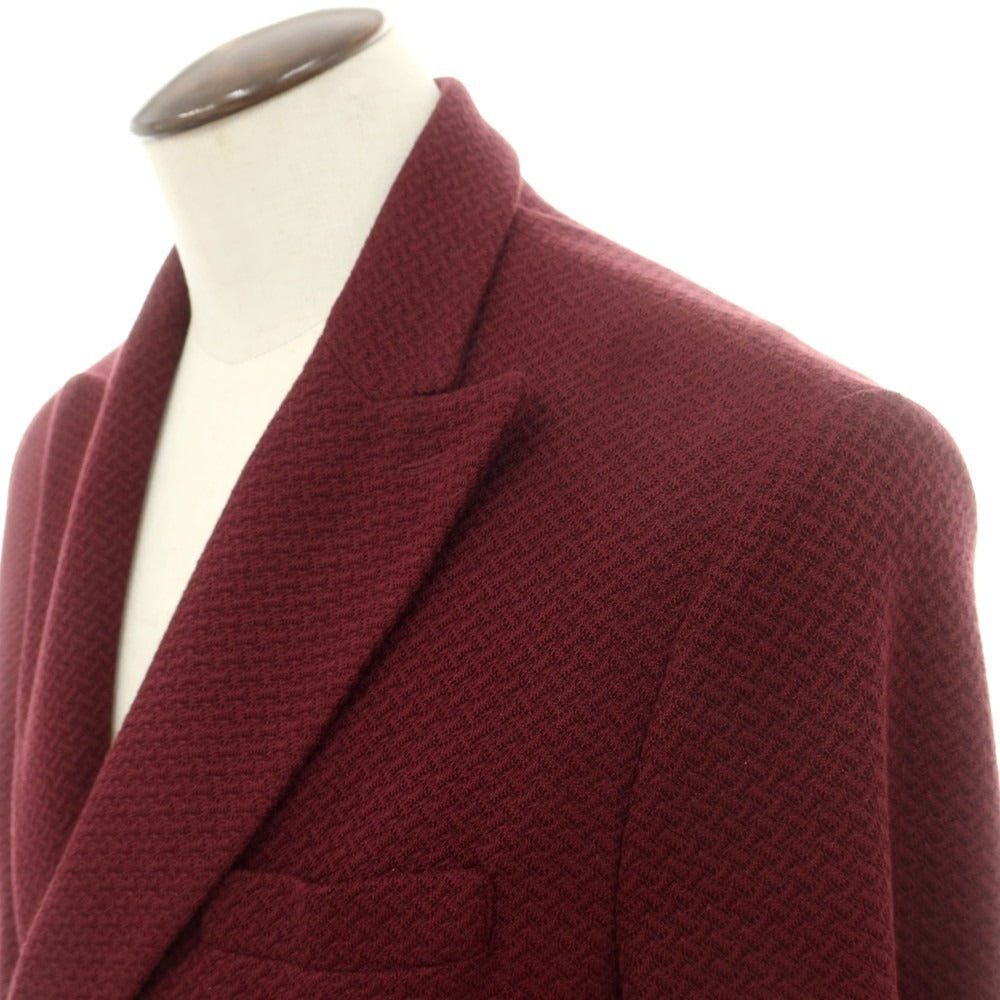 【中古】チルコロ1901 CIRCOLO 1901 コットンウールジャージー ダブルジャケット ワイン【 52 】【 状態ランクB 】【 メンズ 】