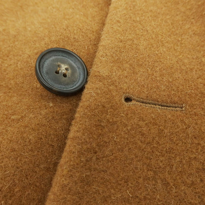 【中古】イーヴォ Hevo ウールポリエステル ダブルブレストコート キャメル【 54 】【 状態ランクB 】【 メンズ 】