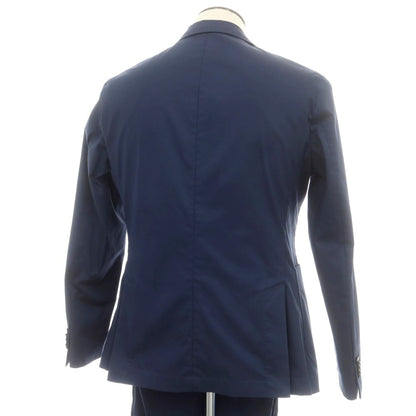 【中古】マニュエル リッツ MANUEL RITZ ストレッチコットンナイロン 2つボタンスーツ ネイビー系【 52 】【 状態ランクB 】【 メンズ 】