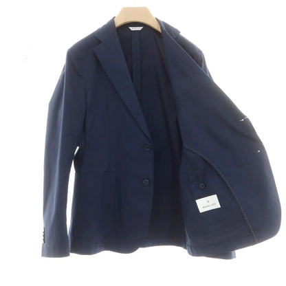 【中古】マニュエル リッツ MANUEL RITZ ストレッチコットンナイロン 2つボタンスーツ ネイビー系【 52 】【 状態ランクB 】【 メンズ 】