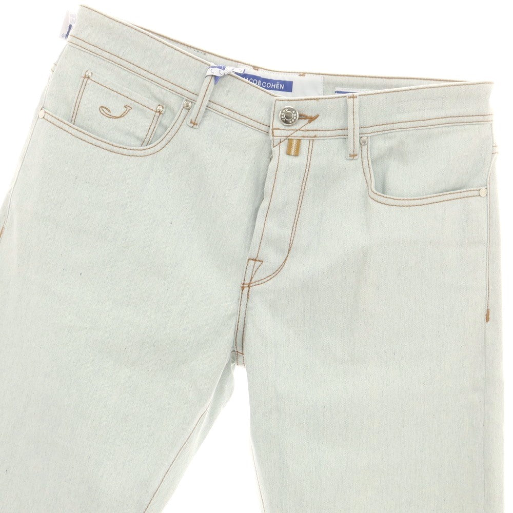 【新品アウトレット】ヤコブコーエン JACOB COHEN HARRISON ストレッチ コットン ジーンズ デニムパンツ アイスブルー系【 34 】【 状態ランクN- 】【 メンズ 】