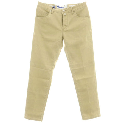 【新品】ヤコブコーエン JACOB COHEN SCOTT ストレッチ コットン 5ポケットパンツ ベージュ【 34 】【 状態ランクN 】【 メンズ 】