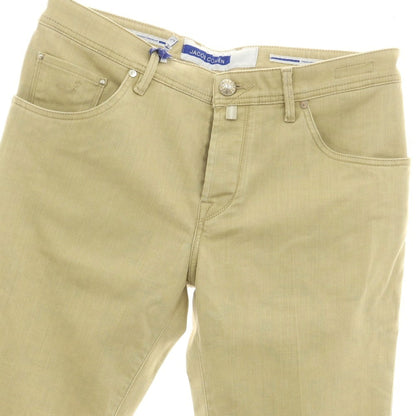 【新品】ヤコブコーエン JACOB COHEN SCOTT ストレッチ コットン 5ポケットパンツ ベージュ【 34 】【 状態ランクN 】【 メンズ 】
