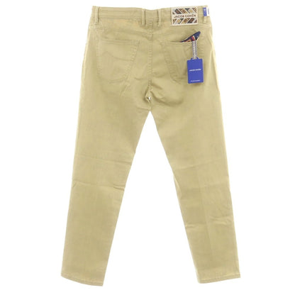 【新品】ヤコブコーエン JACOB COHEN SCOTT ストレッチ コットン 5ポケットパンツ ベージュ【 34 】【 状態ランクN 】【 メンズ 】