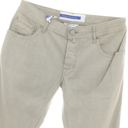 【新品】ヤコブコーエン JACOB COHEN NICK SLIM ストレッチ コットン 5ポケットパンツ グレー【 34 】【 状態ランクN 】【 メンズ 】