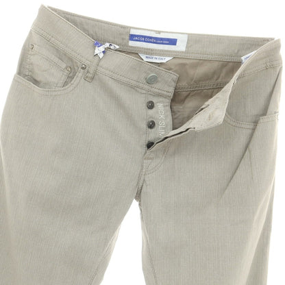【新品】ヤコブコーエン JACOB COHEN NICK SLIM ストレッチ コットン 5ポケットパンツ グレー【 34 】【 状態ランクN 】【 メンズ 】