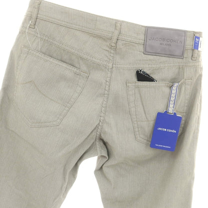 【新品】ヤコブコーエン JACOB COHEN NICK SLIM ストレッチ コットン 5ポケットパンツ グレー【 34 】【 状態ランクN 】【 メンズ 】