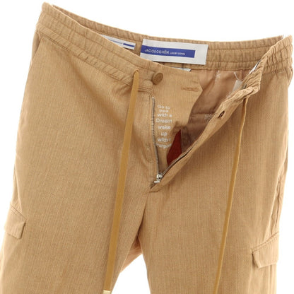 【新品】ヤコブコーエン JACOB COHEN STEVE ストレッチ コットン イージーカーゴパンツ ブラウンベージュ【 34 】【 状態ランクN 】【 メンズ 】