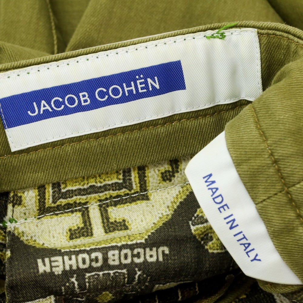 【新品アウトレット】ヤコブコーエン JACOB COHEN BOBBY 2 ストレッチ コットン カジュアルスラックスパンツ オリーブ【サイズ34】【 状態ランクN- 】【 メンズ 】[EPD]