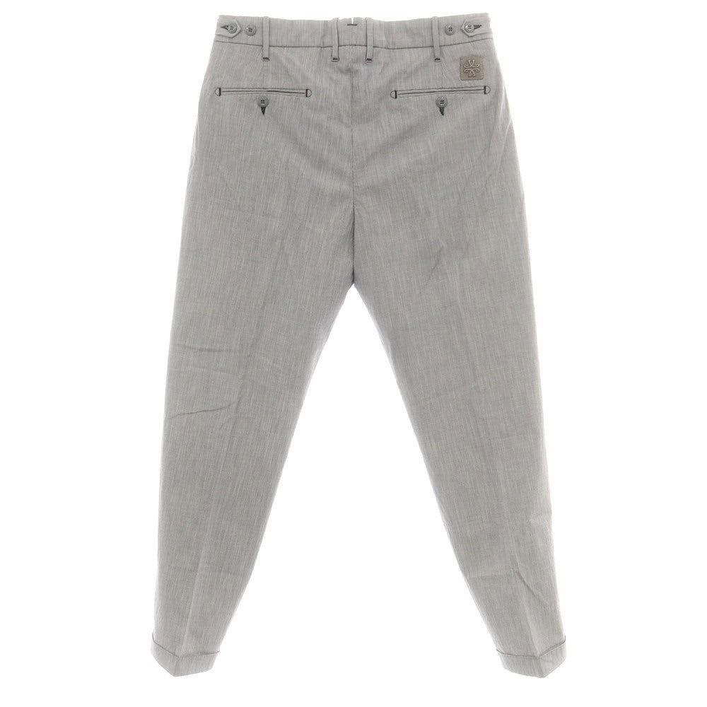 【新品】ヤコブコーエン JACOB COHEN HENRY ストレッチ コットンリヨセル ハウンドトゥース カジュアルスラックスパンツ ネイビーxホワイト【 34 】【 状態ランクN 】【 メンズ 】