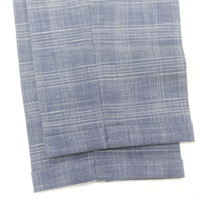 【新品】ヤコブコーエン JACOB COHEN HENRY ストレッチ ウールコットン チェック カジュアルスラックスパンツ ライトネイビーxホワイト【 34 】【 状態ランクN 】【 メンズ 】